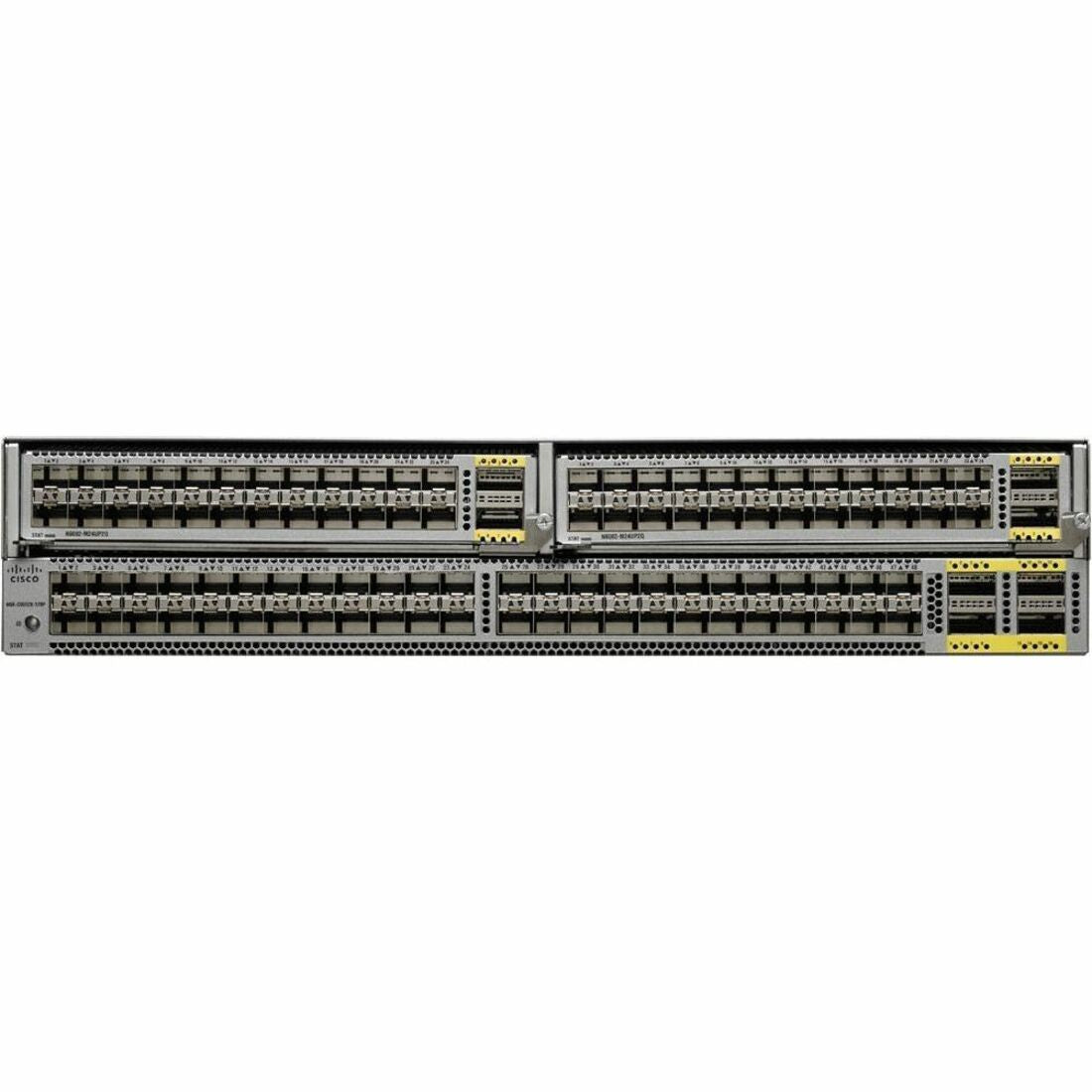 Cisco Nexus 56128P 2RU, 48x 10-Gbps SFP+, 4 x 40G QSFP+ Fixed Ports (Base) - N5K-C56128P