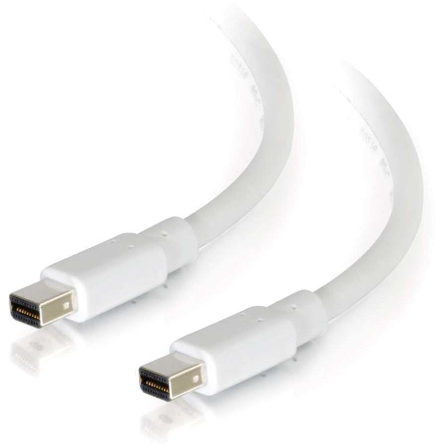 C2G 10ft Mini DisplayPort Cable M/M - White - 54412