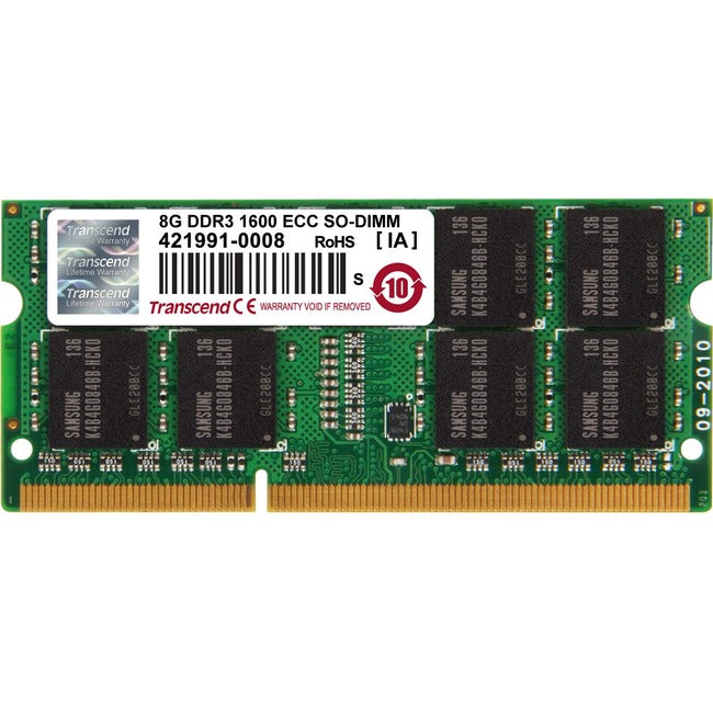 Transcend 8GB DDR3 SDRAM Memory Module - TS1GSK72V6H