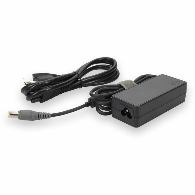 Lenovo 40Y7696 Compatible 65W 20V at 3.25A Black Various Laptop Power Adapter and Cable - 40Y7696-AA