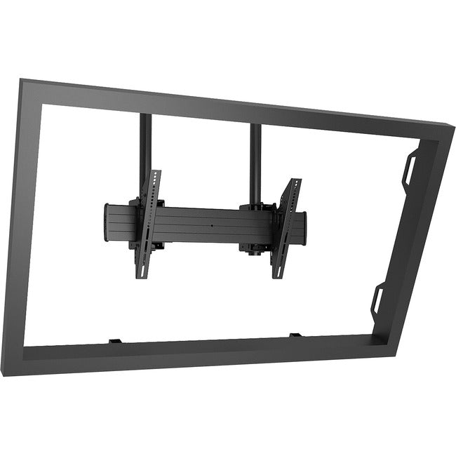 Chief Fusion X-Large Dual Pole Ceiling TV Mount - For Displays 55-100" - Black - XCM7000