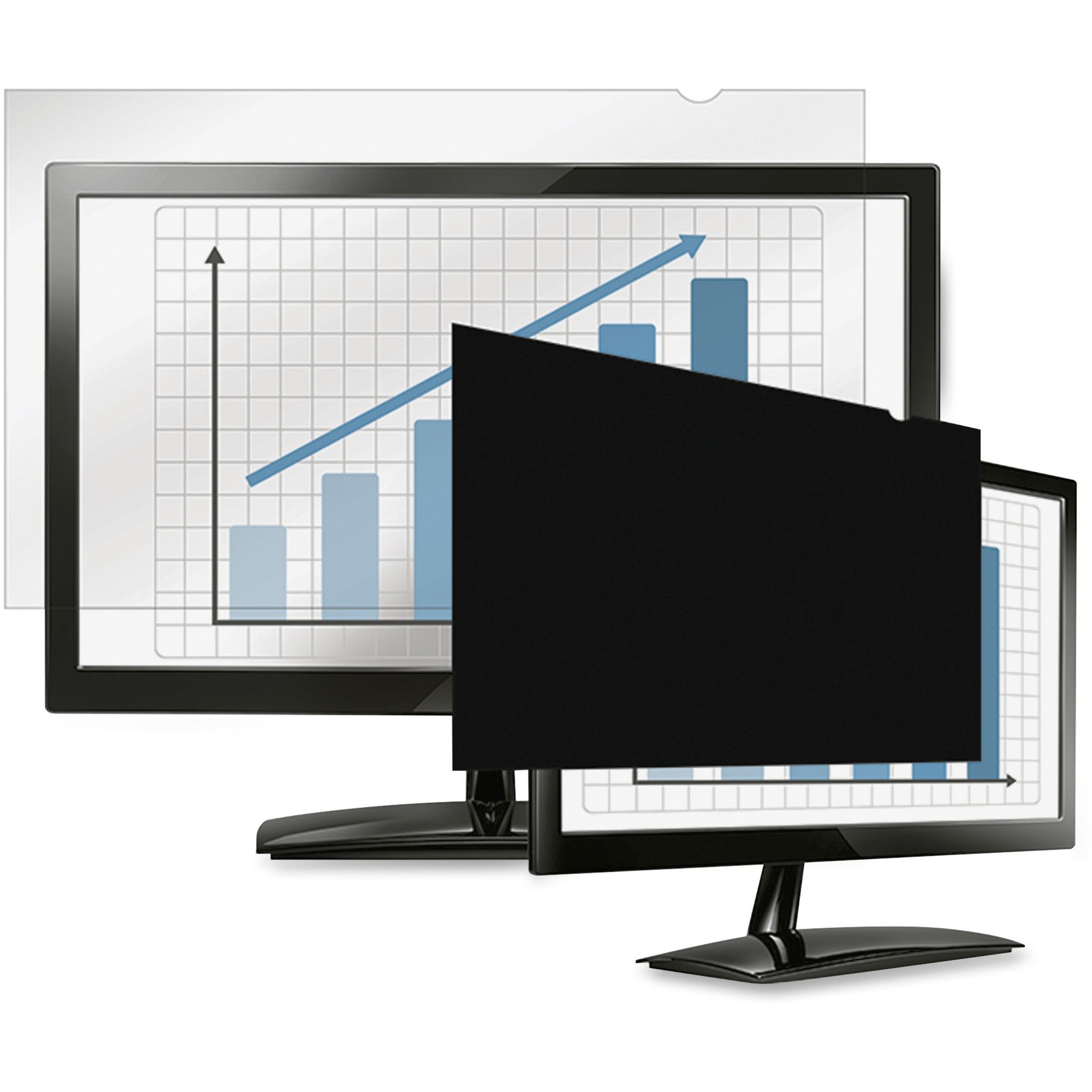 Fellowes PrivaScreen&trade; Blackout Privacy Filter - 23.0" Wide - 4807101