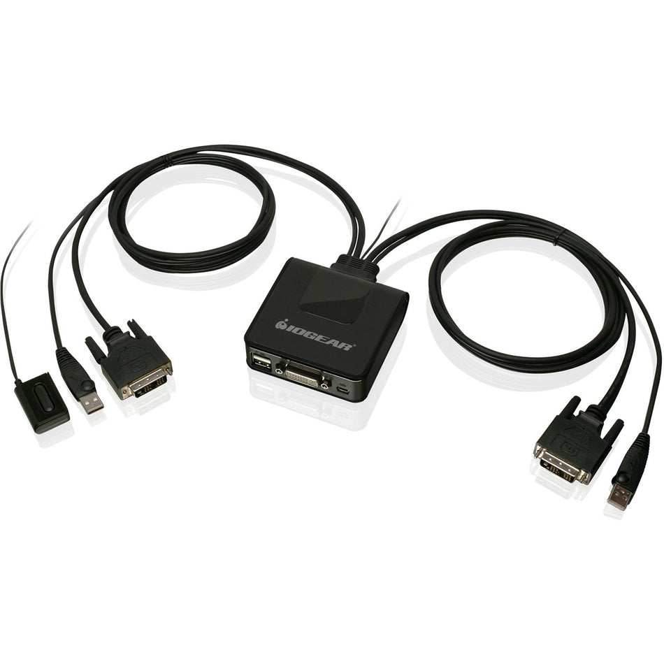 IOGEAR 2-Port USB DVI Cable KVM Switch - GCS922U