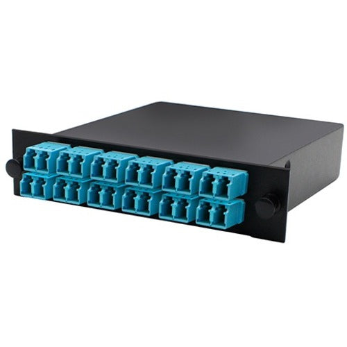 AddOn Cassette for 3-Bay Patch Panel, 2 MPO In, 24 LC Duplex Out, Multi-mode Duplex OM3 - ADD-3BAYC2MP12LCDM3