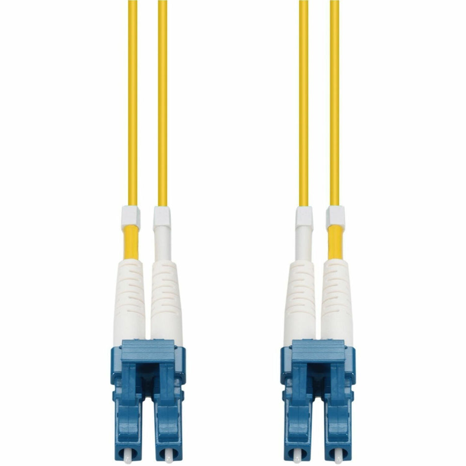 AddOn 6m LC to LC Yellow OS2 Duplex OFNR (Riser-Rated) SMF Fiber Patch Cable - ADD-LC-LC-6M9SMF