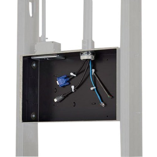 Chief Proximity In-Wall Storage Box - Compatible with Thinstall and Fusion Wall Mounts - Black - PAC525