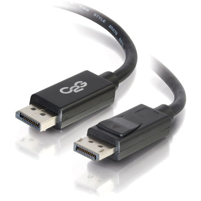 C2G 3ft Ultra High Definition DisplayPort Cable with Latches - 8K DisplayPort Cable - M/M - 54400