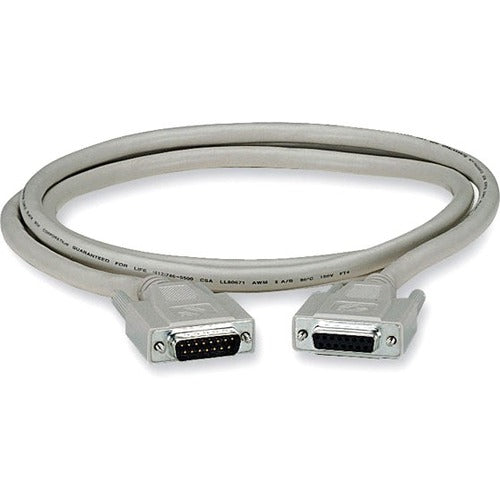 Black Box DB15 Thumbscrew Cable - Male/Female, 50-ft. (15.2-m) - EGM16T-0050-MF
