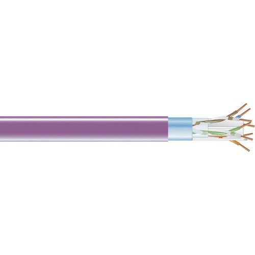 Black Box CAT6 400-MHz Solid Bulk Cable F/UTP CMR PVC PR 1000FT Spool - EVNSL0609A-1000
