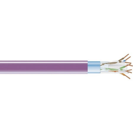 Black Box CAT6 400-MHz Solid Bulk Cable F/UTP CMR PVC PR 1000FT Spool - EVNSL0609A-1000