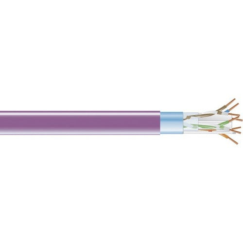 Black Box CAT6 400-MHz Solid Bulk Cable F/UTP CMP Plenum PR 1000FT Spool - EVNSL0619A-1000