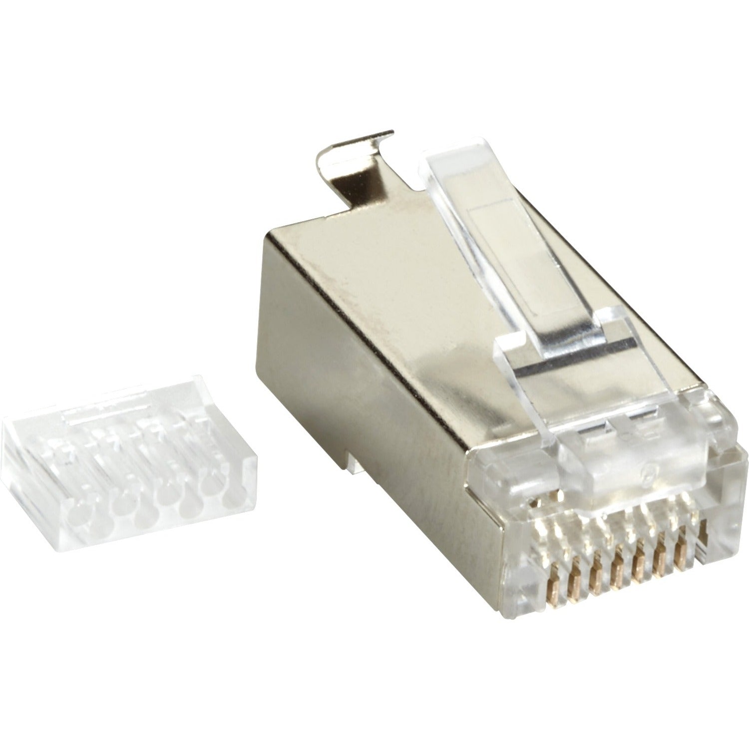 Black Box CAT6 Modular Plug Shielded RJ45 50-Pack - FMTP6S-50PAK