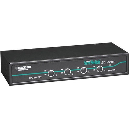 Black Box ServSwitch EC for PS/2 and USB Servers and PS/2 or USB Consoles Kit, 4-Port - KV9204A-K