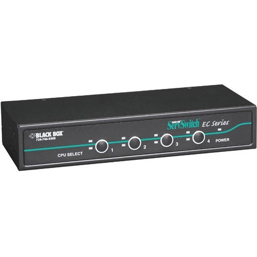 Black Box ServSwitch EC for PS/2 and USB Servers and PS/2 or USB Consoles Kit, 4-Port - KV9204A-K