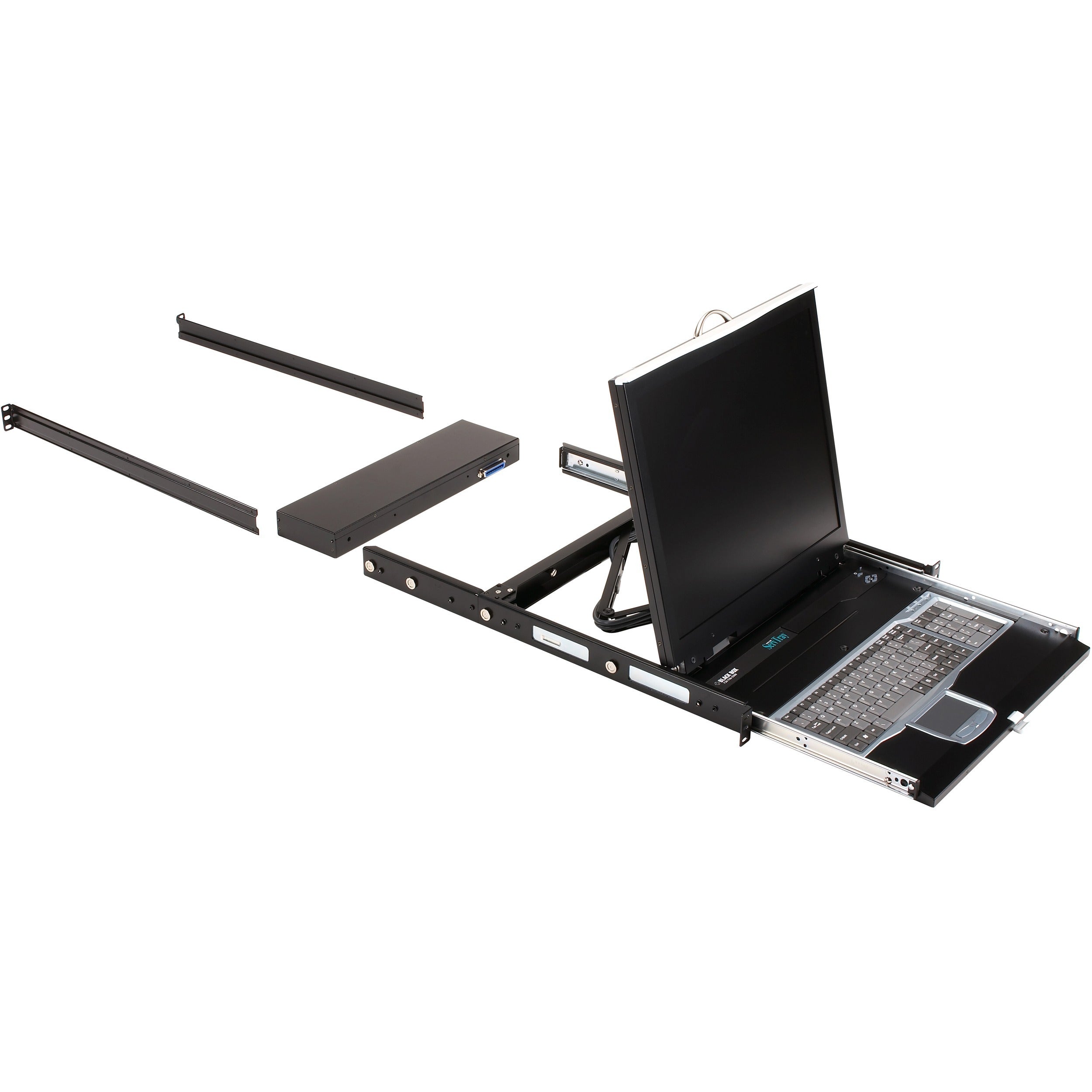 Black Box ServTray Complete, 19" , 8-Port KVM Switching Module, USB and PS/2 - KVT419A-8UV-R2