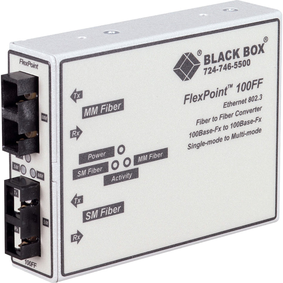 Black Box FlexPoint LMC250A Transceiver/Media Converter - LMC250A