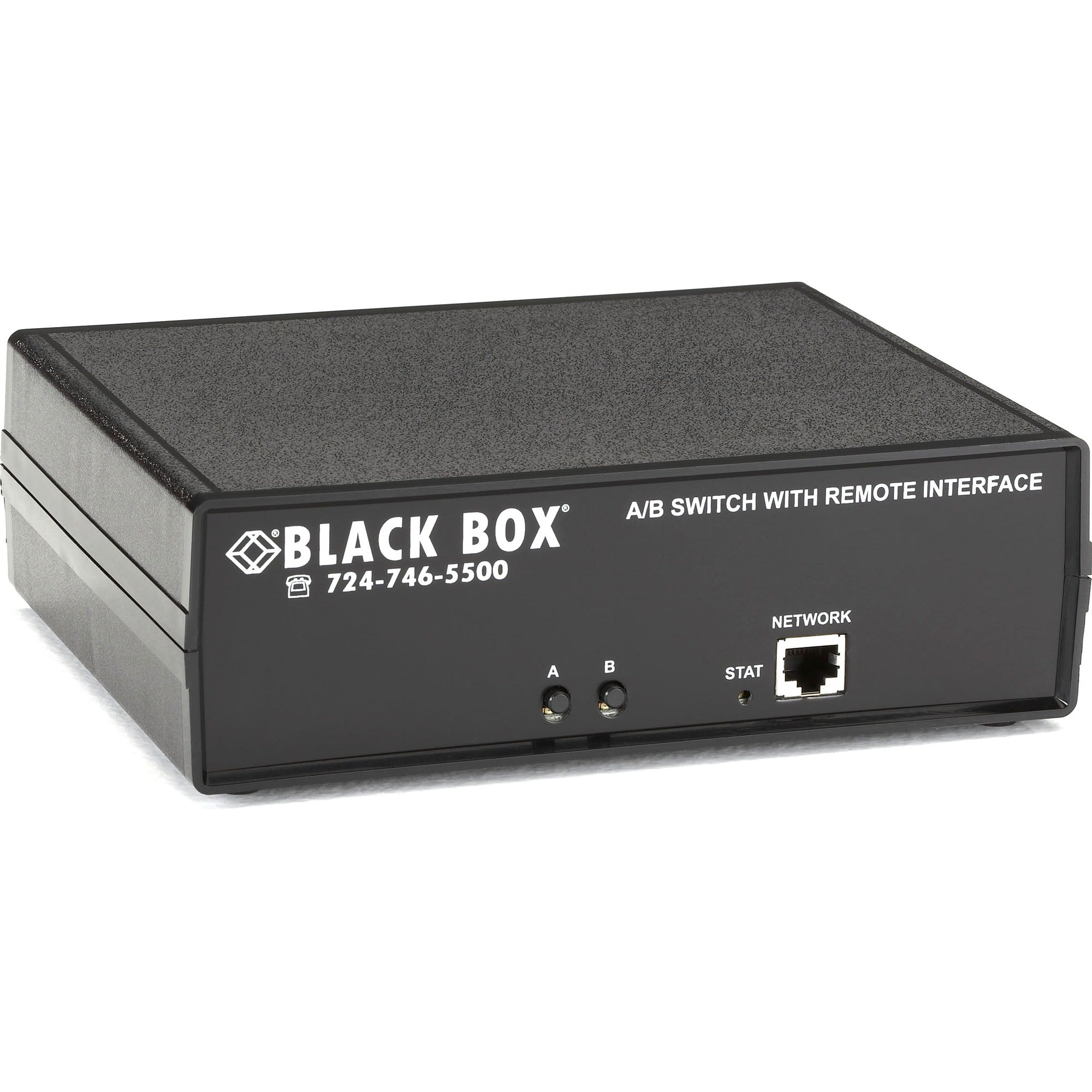 Black Box CAT6 Remotely Controlled Layer 1 A/B Switch, Latching, Ethernet, RS-232 - SW1041A