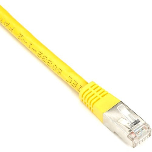 Black Box CAT5e 100-MHz Stranded Patch Cable Slim Molded Boot - F/UTP, CM PVC, Yellow, 6FT - EVNSL0172YL-0006