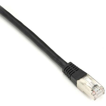 Black Box CAT6 250-MHz Stranded Patch Cable Slim Molded Boot - S/FTP, CM PVC, Black, 15FT - EVNSL0272BK-0015