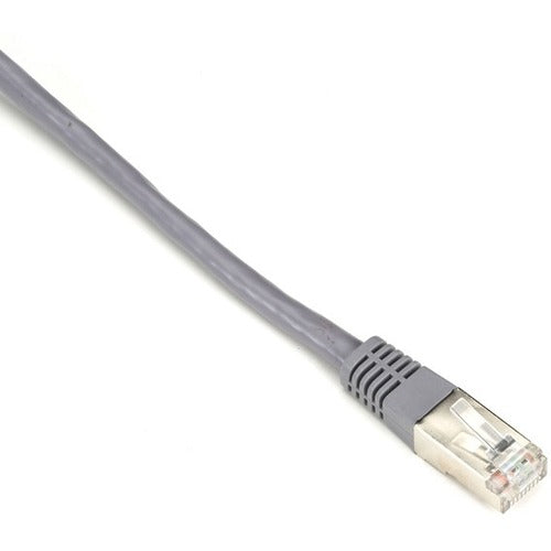 Black Box CAT6 250-MHz Stranded Patch Cable Slim Molded Boot - S/FTP, CM PVC, Gray, 10FT - EVNSL0272GY-0010