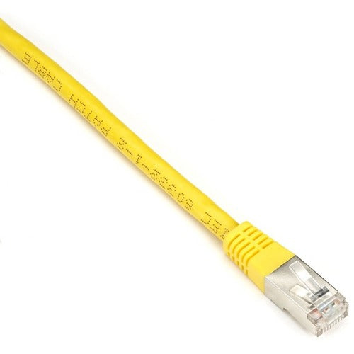 Black Box CAT6 250-MHz Stranded Patch Cable Slim Molded Boot - S/FTP, CM PVC, Yellow, 10FT - EVNSL0272YL-0010