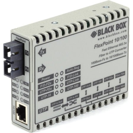Black Box FlexPoint LMC100A-SC-R3 Tanscevier Media Converter - LMC100A-SC-R3