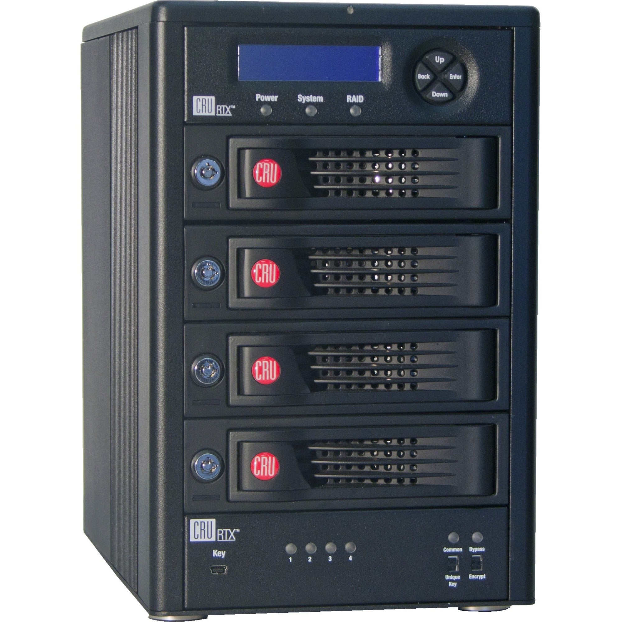 CRU Portable Four-bay Enclosure Featuring RAID and Encryption - 35450-3138-2400