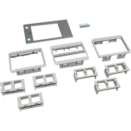 Wiremold CRFB Series Center 6A Comm Adapter - CRFB-BEZ6A-4