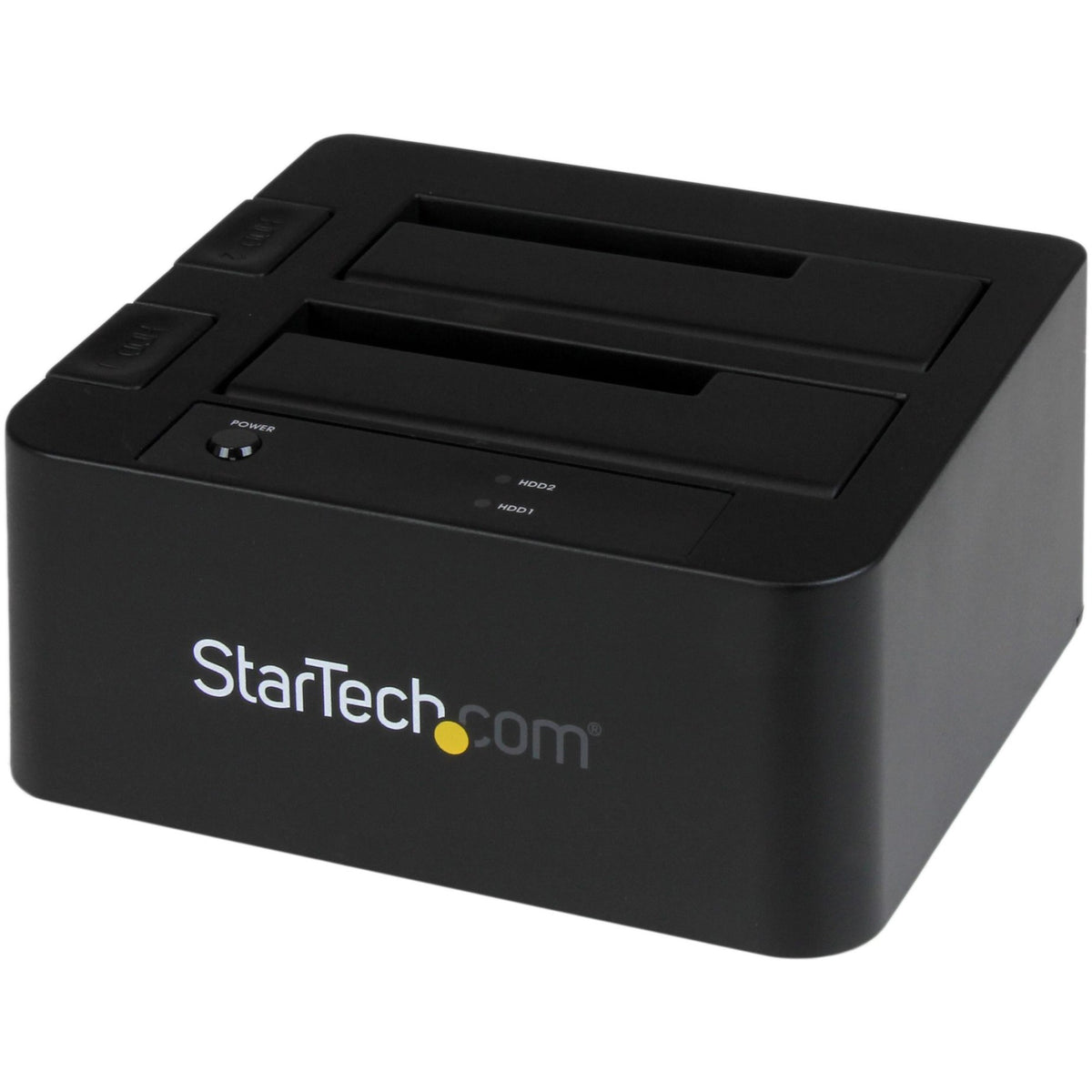 StarTech.com Dual-Bay USB 3.0 / eSATA to SATA Hard Drive Docking Station, 2.5/3.5" SATA III, SSD/HDD Dock, Top-Loading - SDOCK2U33EB