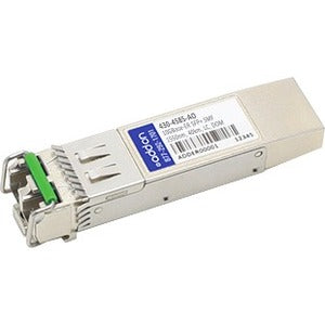 AddOn Dell 430-4585 Compatible TAA Compliant 10GBase-ER SFP+ Transceiver (SMF, 1550nm, 40km, LC, DOM) - 430-4585-AO