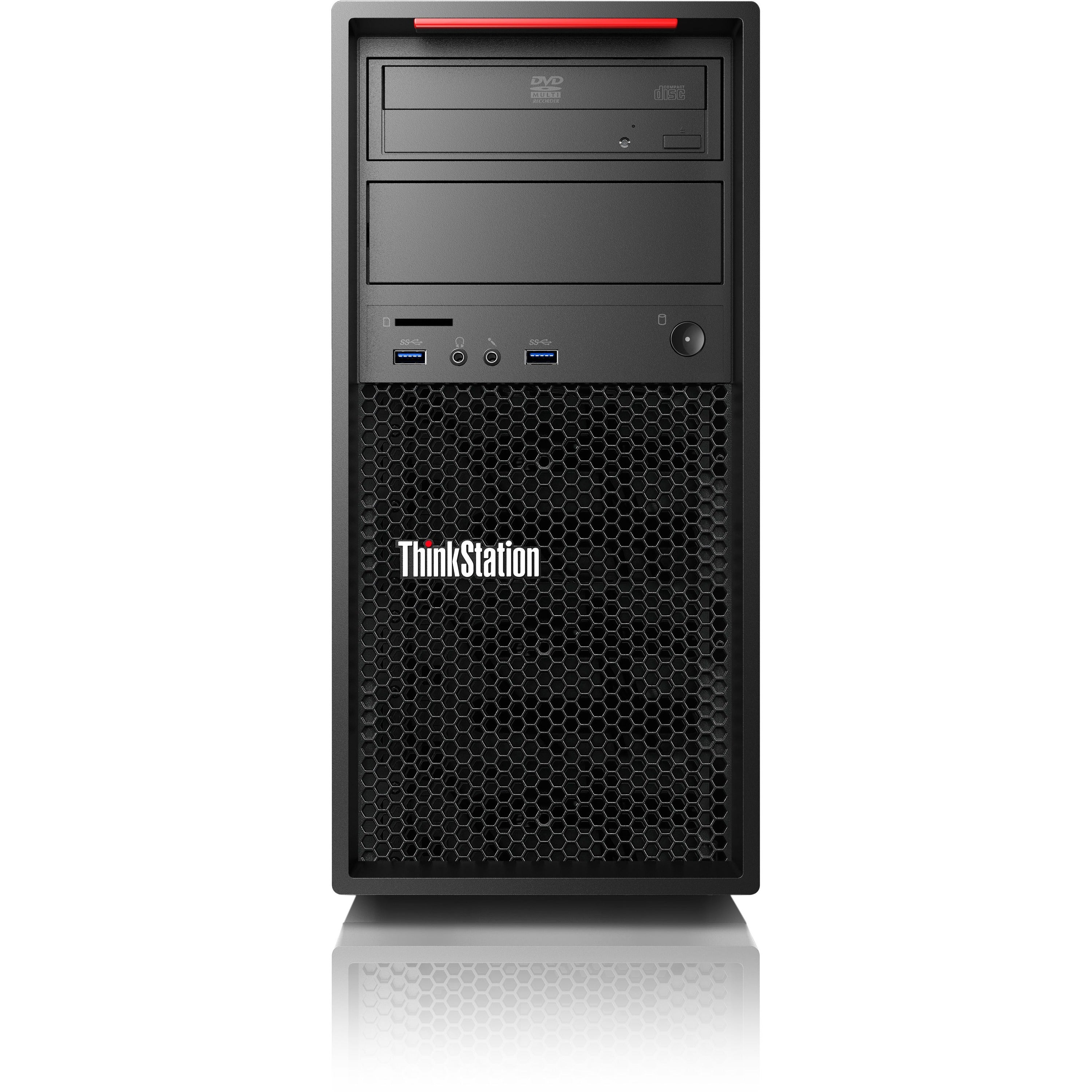 Lenovo ThinkStation P300 30AG003NUS Workstation - 1 x Intel Xeon E3-1246 v3 - 8 GB - 180 GB SSD - Mini-tower - 30AG003NUS