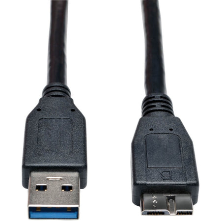 Eaton Tripp Lite Series USB 3.0 SuperSpeed Device Cable (A to Micro-B M/M) Black, 6 ft. (1.83 m) - U326-006-BK