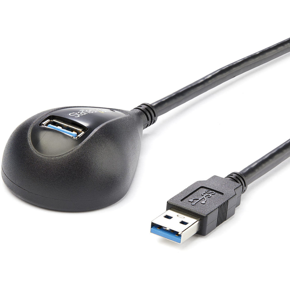 StarTech.com 5 ft Black Desktop SuperSpeed USB 3.0 (5Gbps) Extension Cable - A to A M/F - USB3SEXT5DKB