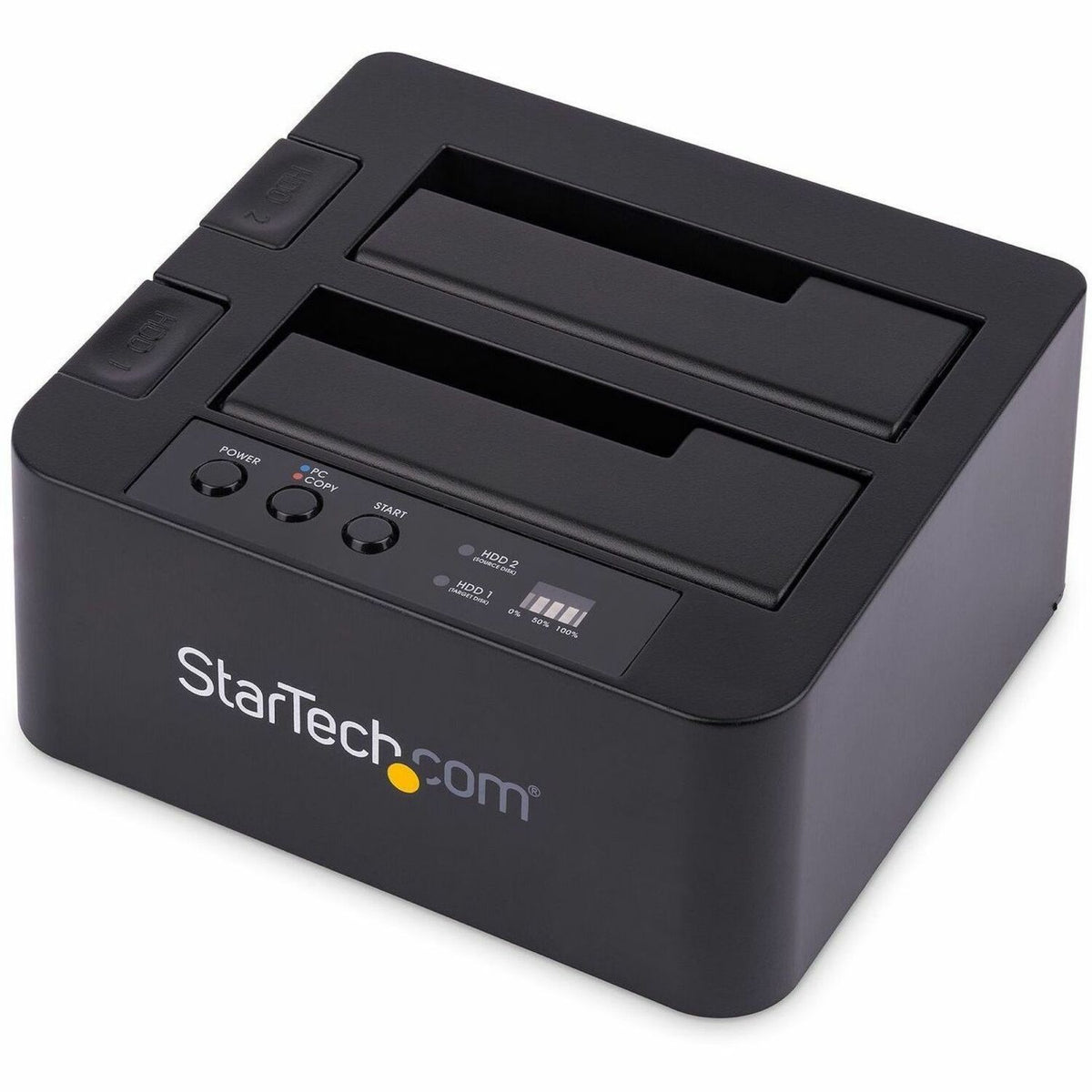StarTech.com Dual Bay Hard Drive Duplicator Dock, Standalone HDD/SSD Cloner/Copier, USB 3.0 / eSATA to SATA III Hard Drive Cloner - SDOCK2U33RE