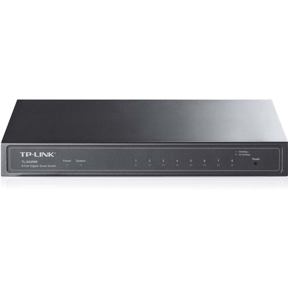 TP-LINK TL-SG2008 - 8-Port Gigabit Smart Managed Switch - TL-SG2008