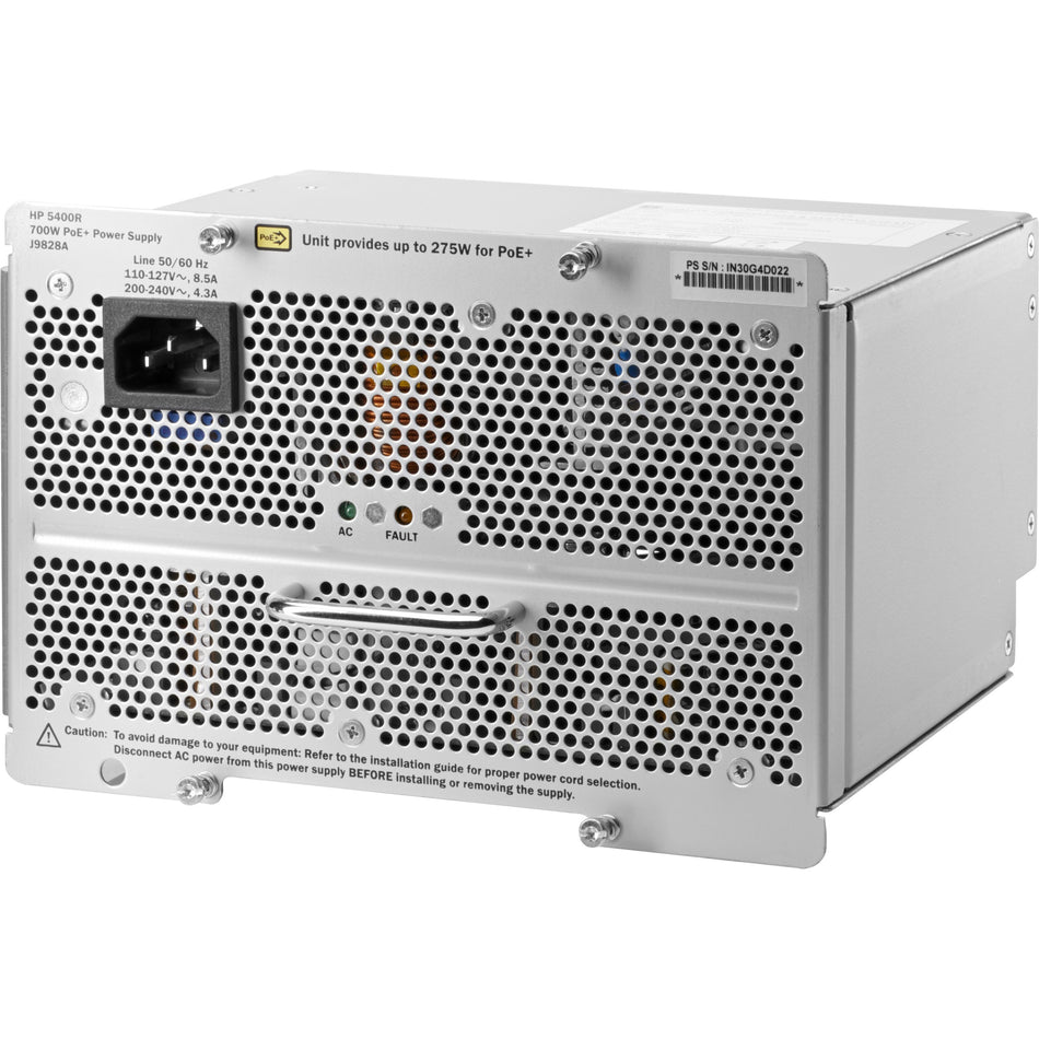 HPE 5400R 700W PoE+ zl2 Power Supply - J9828A#ABA