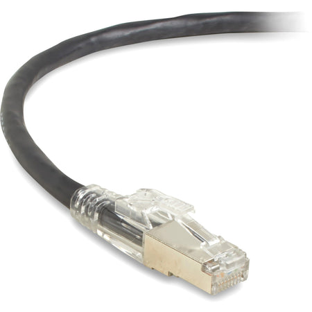 Black Box CAT6A 650-MHz Locking Snagless Patch Cable - C6APC80S-BK-03