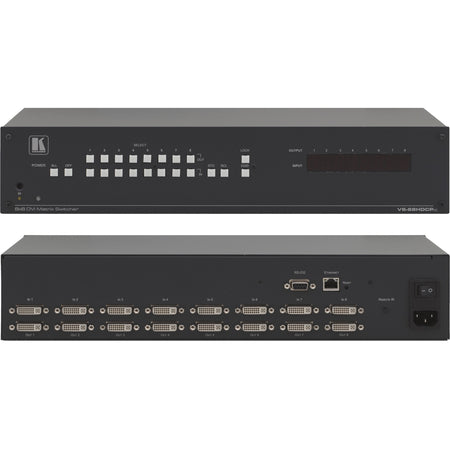 Kramer VS-88HDCPxl 8x8 DVI (HDCP) Matrix Switcher - VS-88HDCPXL