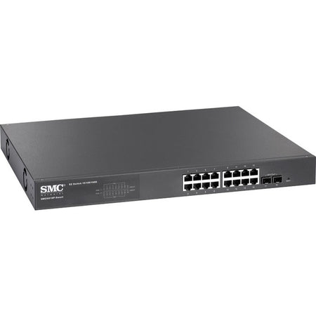 SMC Networks EZ Switch 10/100/1000 16 Port Gigabit Web Managed - SMCGS18P-SMART NA