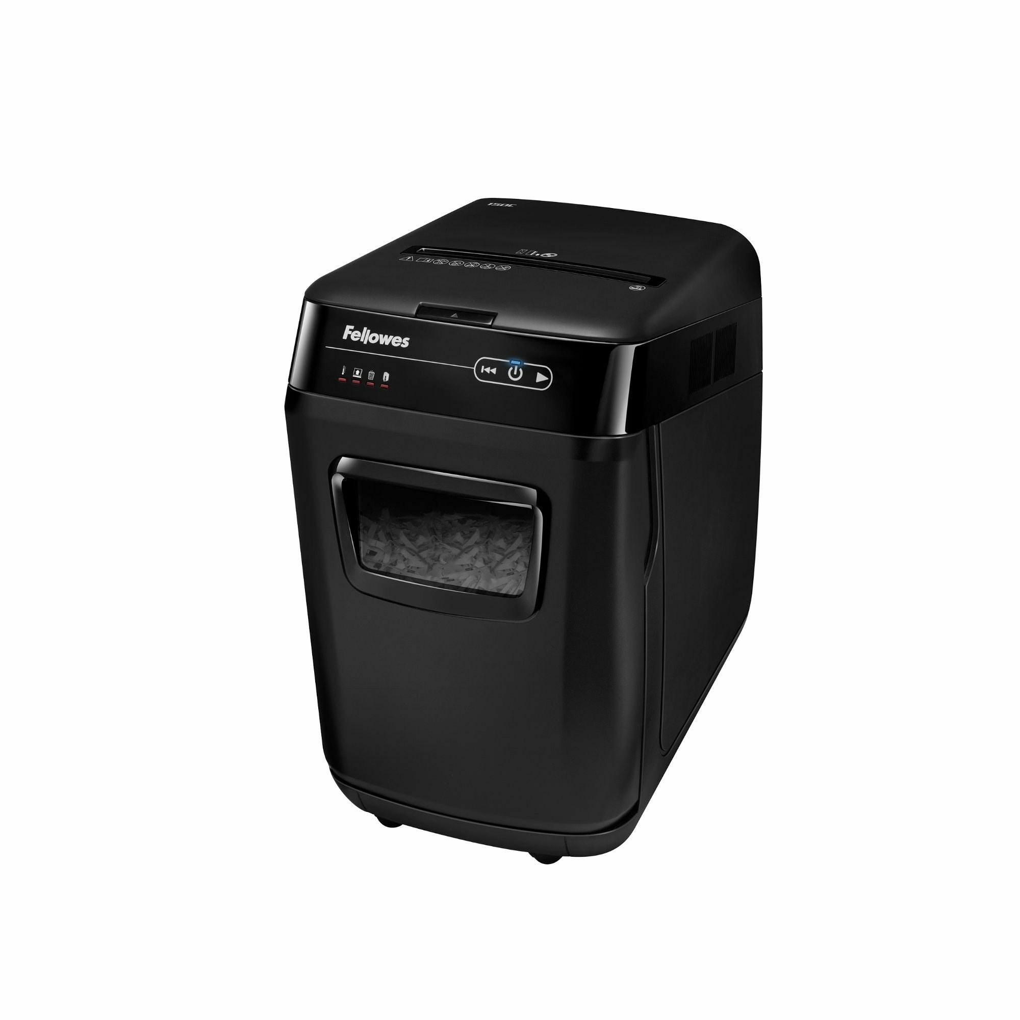 Fellowes AutoMax&trade; 150C Cross-Cut 150-Sheet Commercial Paper Shredder with Auto Feed - 4680001