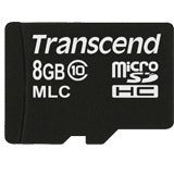 Transcend 8 GB Class 10 microSDHC - TS8GUSDC10M