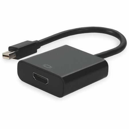 AddOn 5-Pack of Mini-DisplayPort 1.1 Male to HDMI 1.3 Female Black Active Adapters For Resolution Up to 2560x1600 (WQXGA) - MDP2HDMIAB-5PK