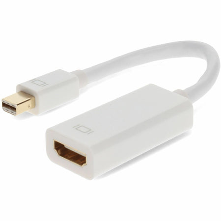 AddOn Mini-DisplayPort 1.1 Male to HDMI 1.3 Female White Active Adapter For Resolution Up to 2560x1600 (WQXGA) - MDP2HDMIAW