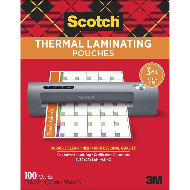 Scotch Thermal Laminating Pouches - TP3854100