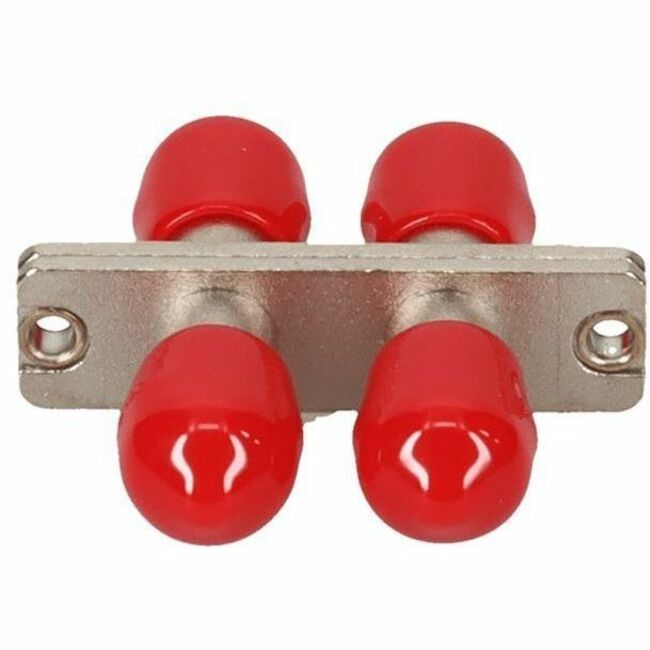 AddOn ST Female to ST Female MMF OM1 Duplex Fiber Optic Adapter - ADD-ADPT-STFSTF-MD