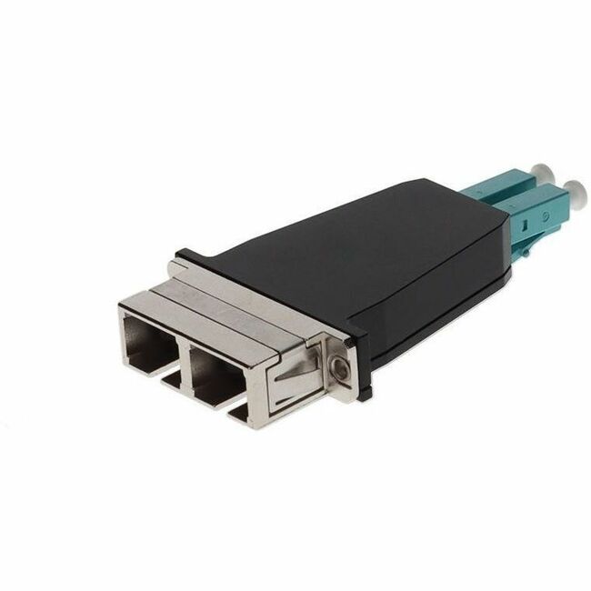 AddOn LC Male to SC Female MMF OM3 Duplex Fiber Optic Adapter - ADD-ADPT-LCMSCF3-MD