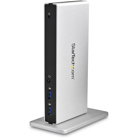 StarTech.com USB 3.0 Docking Station - Compatible with Windows / macOS - Dual DVI Docking Station Supports Dual Monitors - DVI to HDMI and DVI to VGA Adapters Included - USB3SDOCKDD - USB3SDOCKDD