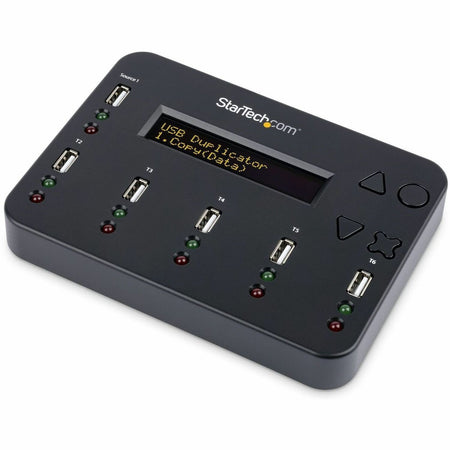StarTech.com Standalone 1 to 5 USB Thumb Drive Duplicator/Eraser, USB Flash Drive Copier/Cloner, Sector-by-Sector Copy, Sanitizer, TAA - USBDUP15