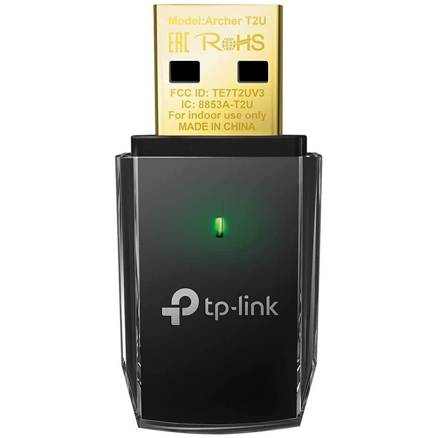 TP-LINK Archer T2U - 11AC USB WiFi Adapter - Dual Band 2.4G/5G AC600 Wireless Network Card - Archer T2U