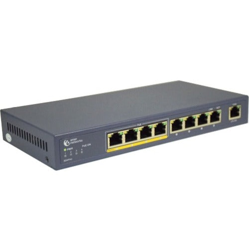 Amer 8+1 Port 10/100 Switch with 4 x PoE Ports and 5 x 10/100 - SD4P4U